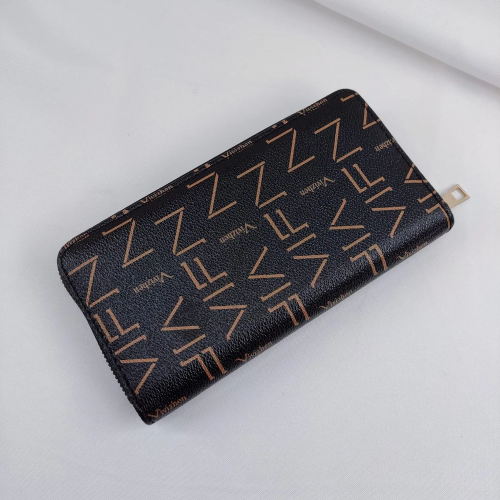 PM08 Billetera  Grande De Diseño Marron 1 Negro 1